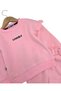 Girls' Winter Rabbit Embroidered 3-Stripes Fleece Set with Writing on the Bottom and Top for Ages 2-3-4-5-6 - 4
