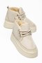 Women's Suede Lace-Up Fur Lined Thick Sole Outdoor Model Bootie - 2