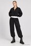 Contrast Trimmed Parachute Top and Bottom Set Lby0112 Black - 2