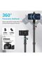 Camera Desk Mount Table Stand, Adjustable Light Stand 15"-35", Tabletop C Clamp for DSLR Camera, Rin - 4