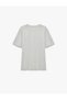 Cotton Crew Neck Short Sleeve Printed Oversize Sports T-Shirt - 6