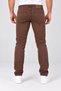 Men's Slim Fit Lycra Jean Pants Brown - 2