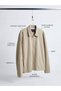 Rmz Gi̇yi̇m Farkiyla Standard Fit Soft Touch Men's Jacket