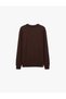 Long Sleeve Viscose Blended Buttoned Polo Collar Knit Sweater - 7