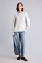 Oversize Crew Neck Raglan Sleeve Wool Blend Basic Sweater H2772Ax26Wn - 2