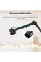 Triangle Camera Desk Mount, Max. Load 3kg/ 3kg, Overhead Camera Mount with Extra Support Ba - 4
