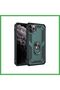 iPhone 11 Pro Max Compatible Case Sofia Ring Silicone Cover - Green Bezoss