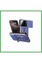 Mi 15 Compatible Case with Lens Ring Silicone - Dark Blue Bezoss