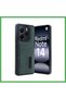 Redmi Note 14 4g Compatible Case Sara Leather Case with Business Card Holder - Dark Green Bezoss