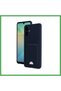 Samsung Galaxy A07 4g Compatible Kelvin Silicone with Business Card Holder - Navy Blue Bezoss