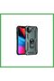 iPhone 14 Plus Compatible Case Sofia Ring Silicone Cover - Green Bezoss