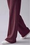 Women's Elastic Waist Wide Leg Knitwear Trousers - 8