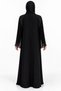 Abaya with Bell Sleeves and Pleats |   Pleated Bell Sleeve Abaya - 4