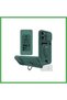iPhone 13 Pro Compatible Case Zuma Silicone with Business Card Holder and Ring - Green Bezoss