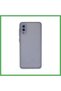 Samsung Galaxy A02 Compatible Case Montreal Silicone Cover - Gray Bezoss