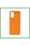 Samsung Galaxy S20 Plus Compatible Case Nano Velvet Silicone - Orange Bezoss