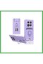Redmi Note 14 Pro 5g Compatible Case Zuma Silicone with Business Card Holder and Ring - Lilac Bezoss