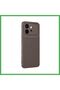 Huawei Honor 600 Compatible Auto Focus Carbon Cover - Gray Bezoss