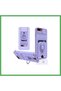 iPhone 7 Plus Compatible Case Zuma Silicone with Business Card Holder and Ring - Lilac Bezoss
