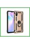 غطاء سيليكون متوافق مع هاتف Redmi 9A مع حلقة سوفيا - ذهبي BEZOSS