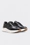 Genuine Leather 846Ma2701 Black Leather Men's Casual Shoes - 4