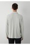 Long Sleeve Gray Polo T-Shirt Regular Fit / Normal Cut 0620039-70081 - 5