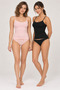 Women's 2-Piece Viscose Lace String Bikini Set with Thong.