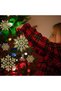 36pcs Christmas Gold Snowflake Ornaments Plastic Glitter Snow Flakes Ornaments for Winter Christmas Tree Decorations Size Varies Craft Snowflakes - 3