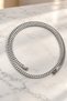 Steel Italian Ezme Gourmet Necklace 4 mm Silver Color |   Anti-Tarnish, Women'S, 2 Years Warranty - 4