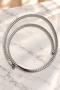 Steel Italian Ezme Gourmet Necklace 4 mm Silver Color |   Anti-Tarnish, Male, 2 Years Warranty - 2