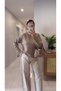 Jolly Mink Gold Button Detailed Knitwear - 3