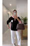 Moleps Brown Pink Striped Knitwear Detailed Shirt - 4