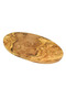 Tocător Rustic Oval din Lemn de Măslin, aprox. 30 cm - 2