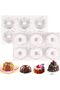 2 Pcs Mini Fluted Cake Pan Silicone Non-Stick Baking Mold