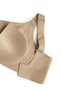Women's Plus Size Gathering Bra Without Underwire, Seamless Tulle Detailed Padded Bra - 6
