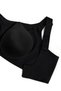 Women's Black Plus Size Gathering Bra Without Underwire Seamless Tulle Detailed Padded Bra - 6