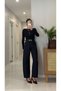 Vinda Navy Blue High Balloon Cut Pants - 6
