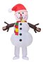 Inflatable Christmas Santa Claus Costume Plus Size Unisex Adult Xmas Inflatable Funny Festive Suit Blow Up for Adult Christmas Decoration Party Parade - 5
