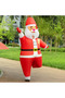 Inflatable Christmas Santa Claus Costume Plus Size Unisex Adult Xmas Inflatable Funny Festive Suit Blow Up for Adult Christmas Decoration Party Parade - 5