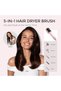 4.0 Hair Blow Dryer Brush - Lightweight 3X Faster Drying 5-in-1 Ionic Blowout Hair Dryer Brush Adds Shine, Volume & Fullness for Smooth, Anti-Frizz Straight, Curl & Blowout Styles, Pink - 6