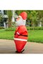 Inflatable Christmas Santa Claus Costume Plus Size Unisex Adult Xmas Inflatable Funny Festive Suit Blow Up for Adult Christmas Decoration Party Parade - 4