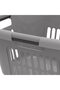 40L Oval Laundry Basket, Grey - 6