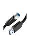 كابل USB 3.0 من النوع A إلى B بطول 1.5 متر فائق السرعة - للطابعة والمسح الضوئي وقاعدة الأقراص الصلبة ومحول DAC | - 2