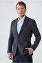 7 Drop Slim Fit Slim Fit Wool Patterned Mono Collar Pocket Unlined Sports Knitted Jacket