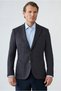 7 Drop Slim Fit Slim Fit Wool Patterned Mono Collar Pocket Unlined Sports Knitted Jacket - 2