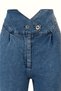 Detail Blue Washed Carrot Pants - 2
