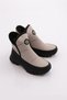 1052 Women's Fur Zippered Boots - 2