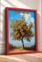 Bella Vista Written Orange Tree Framed Painting Italy Poster Living Room Kitchen Wall Decor Itp052 - 2