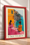 Il Dolce Far Niente and Two Women on the Shore Framed Painting Italy Poster Wall Decor Itp059 - 2