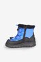 Children's Boots Saks Blue Fur Collar Drawstring Lace-Up Thick Sole Winter Boots - 3